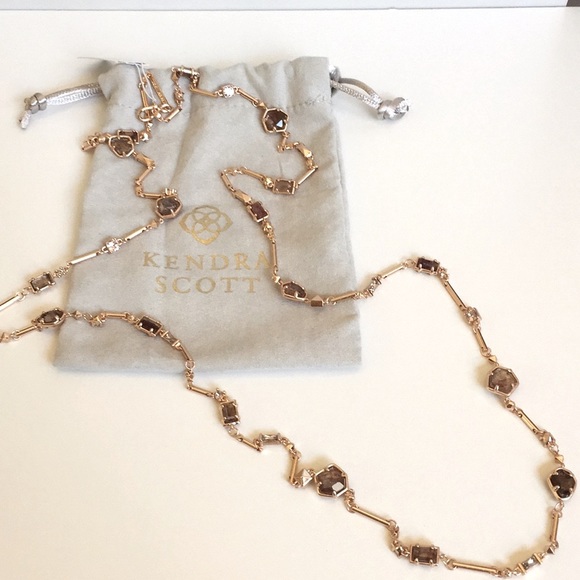 NEW ⭐️ Kendra Scott Long Necklace in Sable Mica - Picture 2 of 9